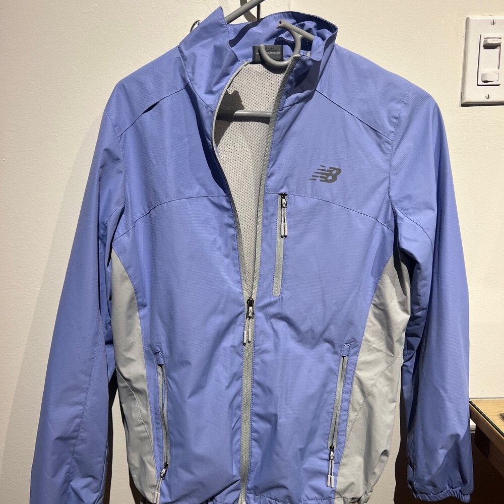 Womens New Balance rain jacket Purple: Size Medium